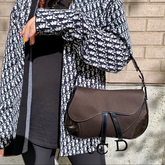 ✈️Sold!Christian Dior Vintage Double Saddle Bag - Picture 3 of 13